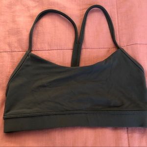 Lululemon olive green sports bra. Size 4.